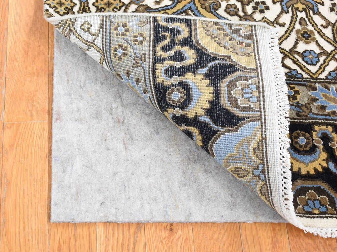 2'0" x 3'2" New Hand Knotted Ivory Wool Rectangle Oriental Rug - MOA10280612