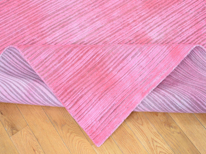 9'1" x 11'10" New Hand Knotted Overdyed Wool Rectangle Oriental Rug - MOA10280628