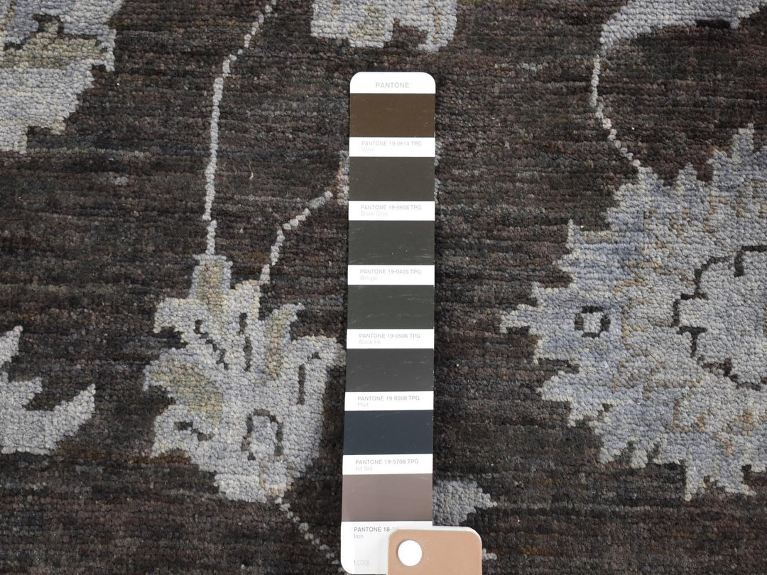 9'0" x 12'0" New Hand Knotted Overdyed Wool Rectangle Oriental Rug - MOA10280660