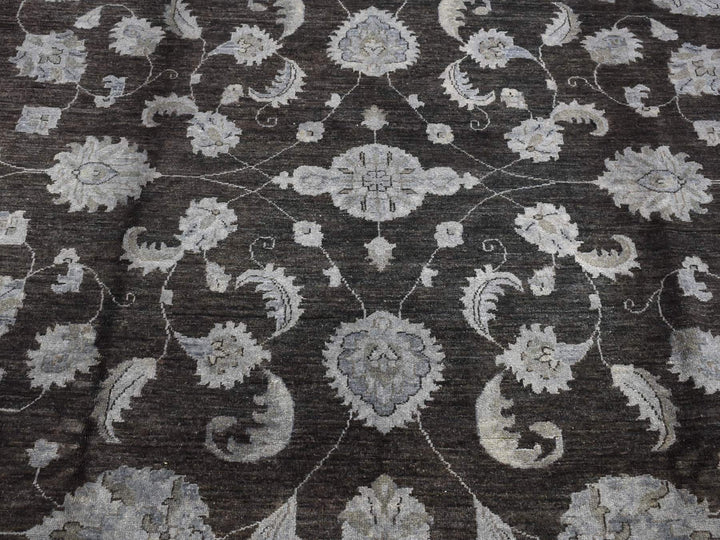 9'0" x 12'0" New Hand Knotted Overdyed Wool Rectangle Oriental Rug - MOA10280660