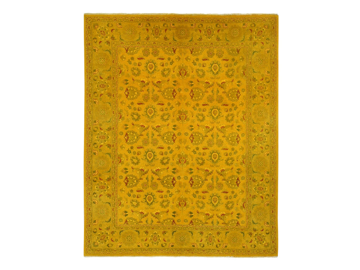 8'2" x 10'1" New Hand Knotted Overdyed Wool Rectangle Oriental Rug - MOA10280667