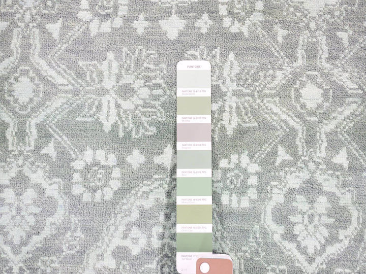 8'0" x 10'1" New Hand Knotted Overdyed Wool & Silk Rectangle Oriental Rug - MOA10280677
