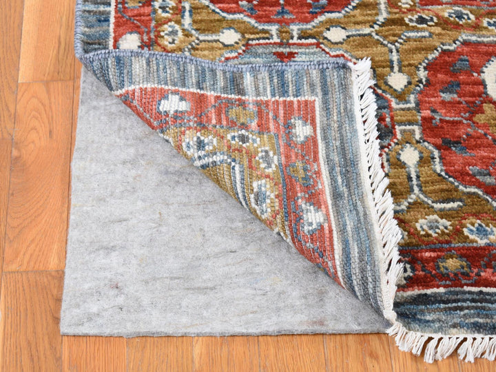 10'2" x 14'2" New Hand Knotted Grey New Zealand Wool Rectangle Oriental Rug - MOA10280685