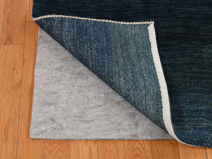 8'7" x 12'0" New Hand Knotted Ivory Wool Rectangle Oriental Rug - MOA10280817