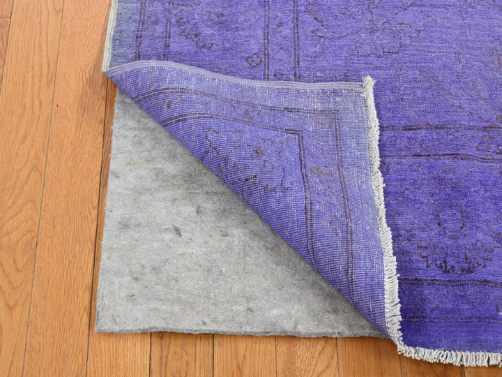 6'0" x 8'7" New Hand Knotted Overdyed Wool Rectangle Oriental Rug - MOA10280930