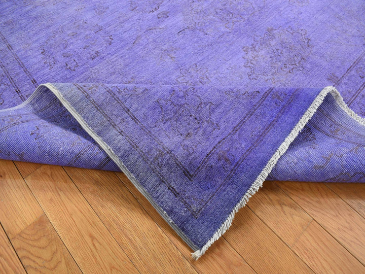6'0" x 8'7" New Hand Knotted Overdyed Wool Rectangle Oriental Rug - MOA10280930