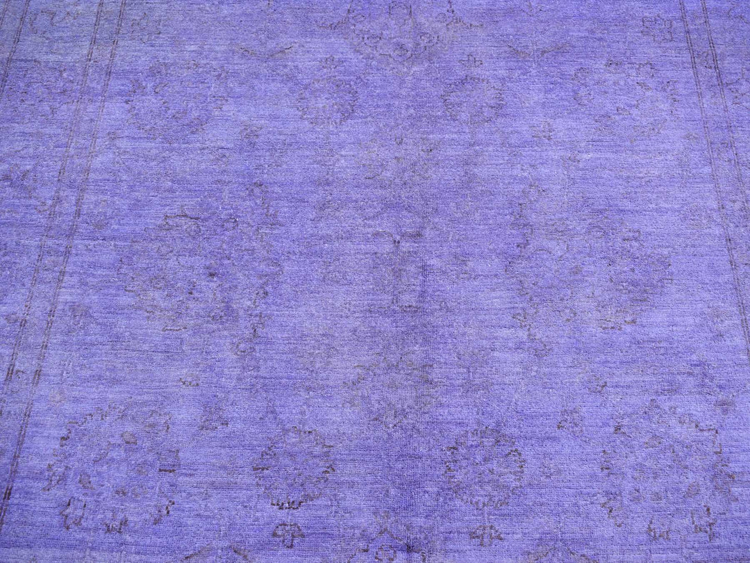 6'0" x 8'7" New Hand Knotted Overdyed Wool Rectangle Oriental Rug - MOA10280930