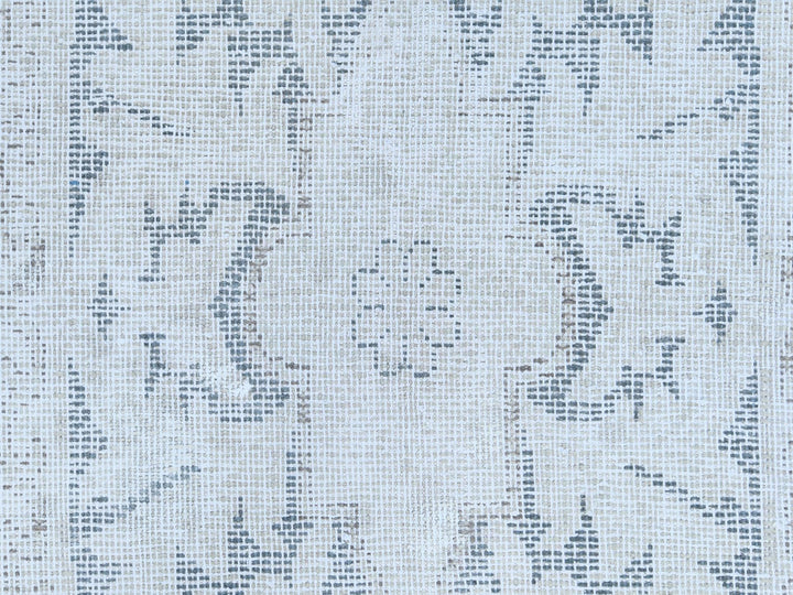 7'9" x 10'7" Vintage Hand Knotted Beige Worn Wool Rectangle Oriental Rug - MOA10281268