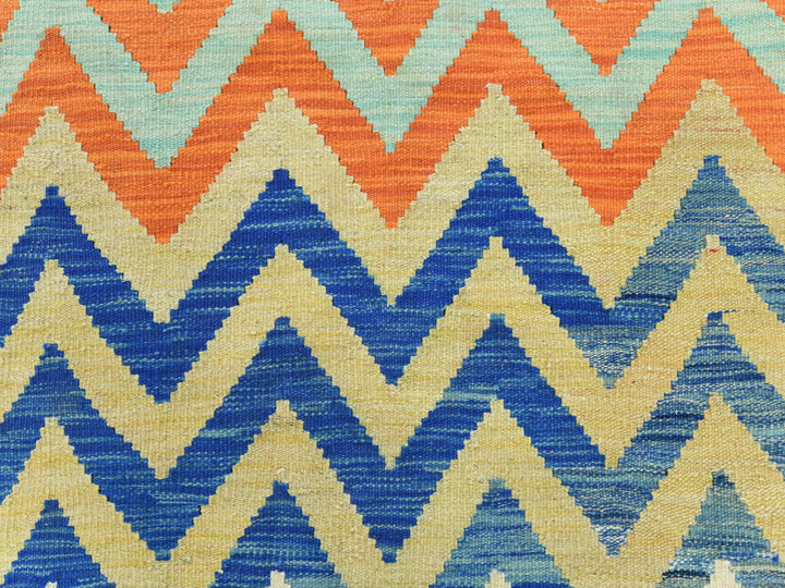 6'6" x 9'3" New Hand Woven Multicolored Wool Rectangle Oriental Rug - MOA10281585
