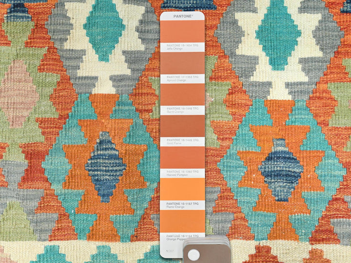 10'4" x 16'1" New Hand Woven Multicolored Wool Rectangle Oriental Rug - MOA10281593