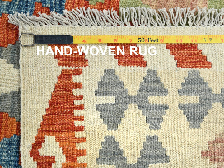 10'4" x 16'1" New Hand Woven Multicolored Wool Rectangle Oriental Rug - MOA10281593