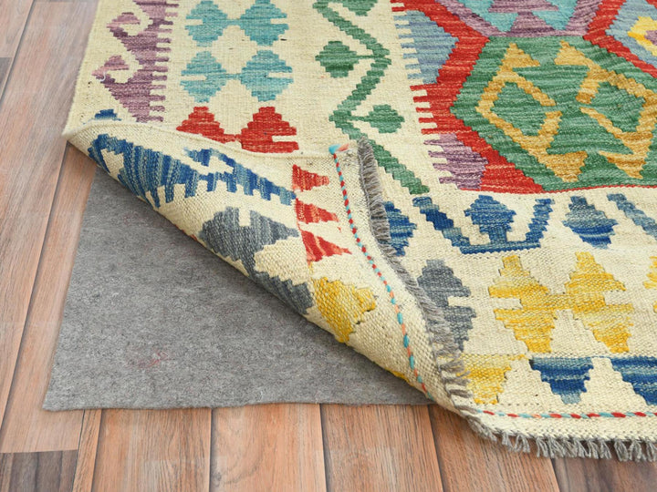 10'0" x 16'0" New Hand Woven Multicolored Wool Rectangle Oriental Rug - MOA10281782