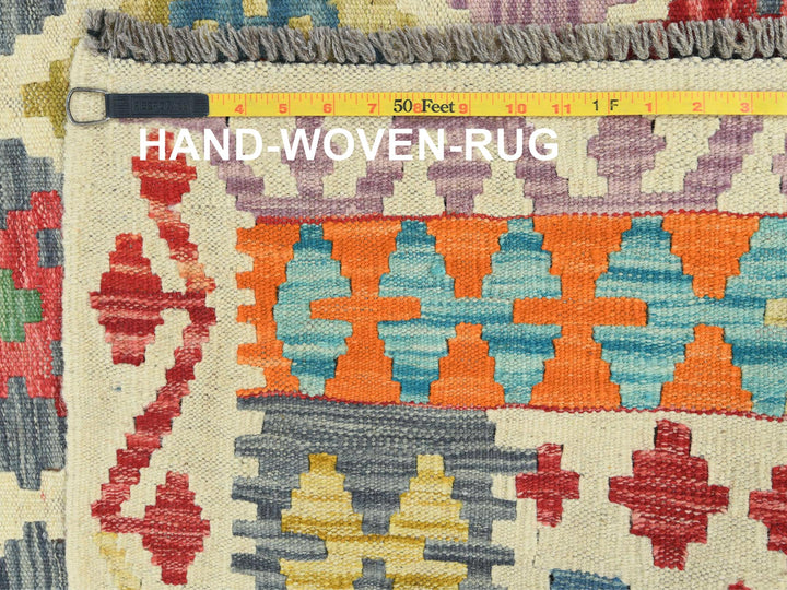 10'2" x 12'9" New Hand Woven Multicolored Wool Rectangle Oriental Rug - MOA10281791
