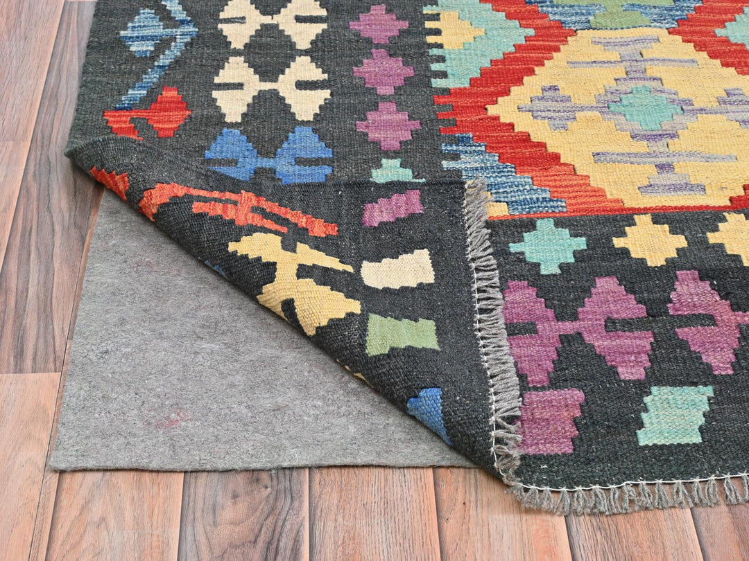 10'5" x 15'10" New Hand Woven Multicolored Wool Rectangle Oriental Rug - MOA10281804