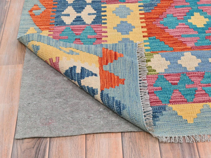 10'0" x 16'0" New Hand Woven Multicolored Wool Rectangle Oriental Rug - MOA10281817