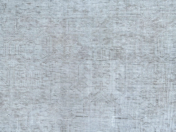 7'0" x 10'2" Vintage Hand Knotted Grey Wool Rectangle Oriental Rug - MOA10282105