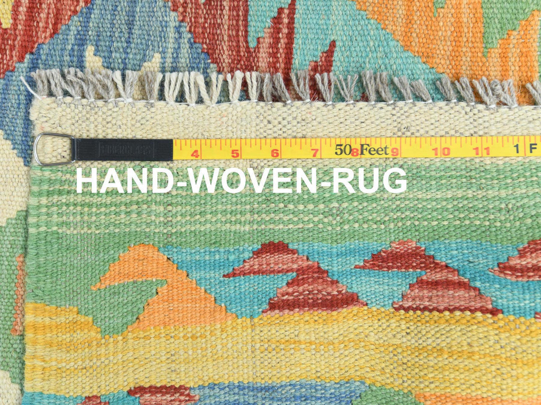 2'10" x 4'8" New Hand Woven Multicolored Wool Rectangle Oriental Rug - MOA10282204