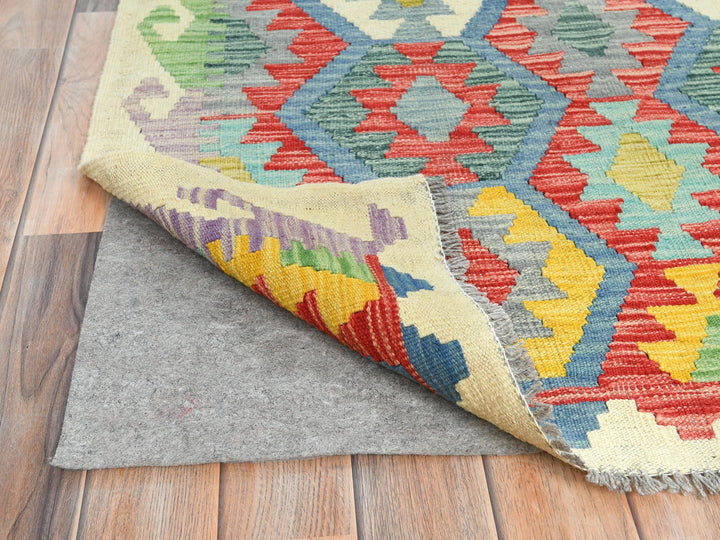 10'1" x 13'1" New Hand Woven Multicolored Wool Rectangle Oriental Rug - MOA10282247