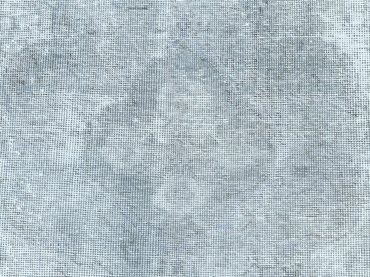 8'10" x 11'11" Vintage Hand Knotted Grey Wool Rectangle Oriental Rug - MOA10282339