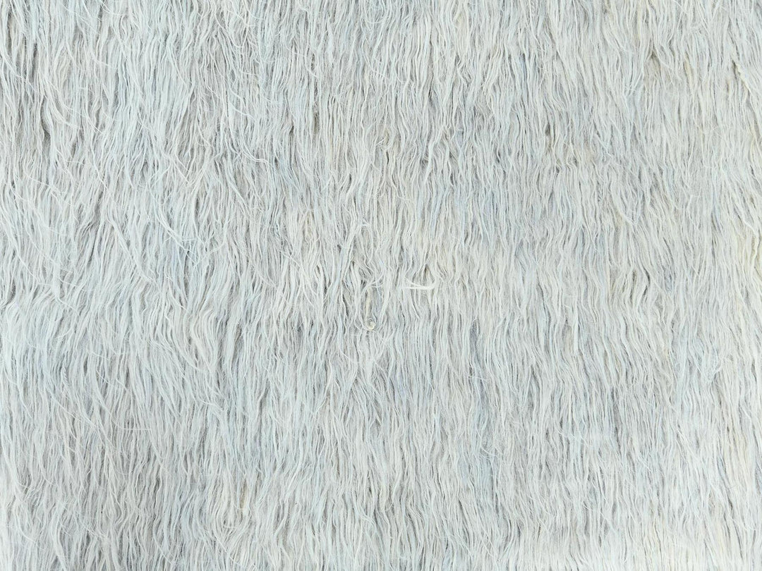 8'0" x 9'9" New Hand Knotted Grey Wool Rectangle Oriental Rug - MOA10282660