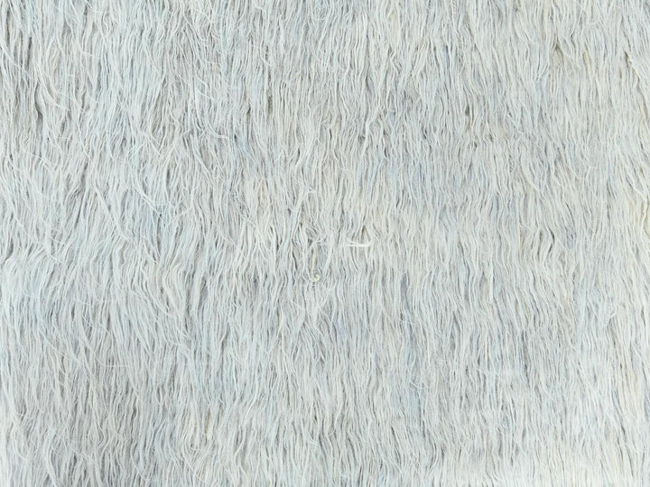 8'0" x 9'9" New Hand Knotted Grey Wool Rectangle Oriental Rug - MOA10282660