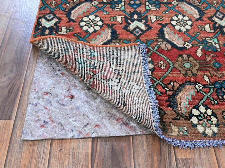 2'2" x 8'7" Vintage Hand Knotted Red Wool Runner Oriental Rug - MOA102827