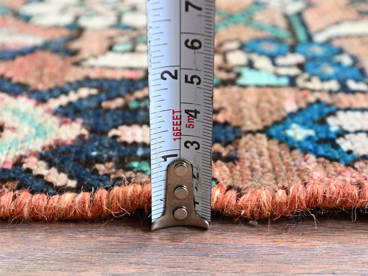 2'2" x 8'7" Vintage Hand Knotted Red Wool Runner Oriental Rug - MOA102827