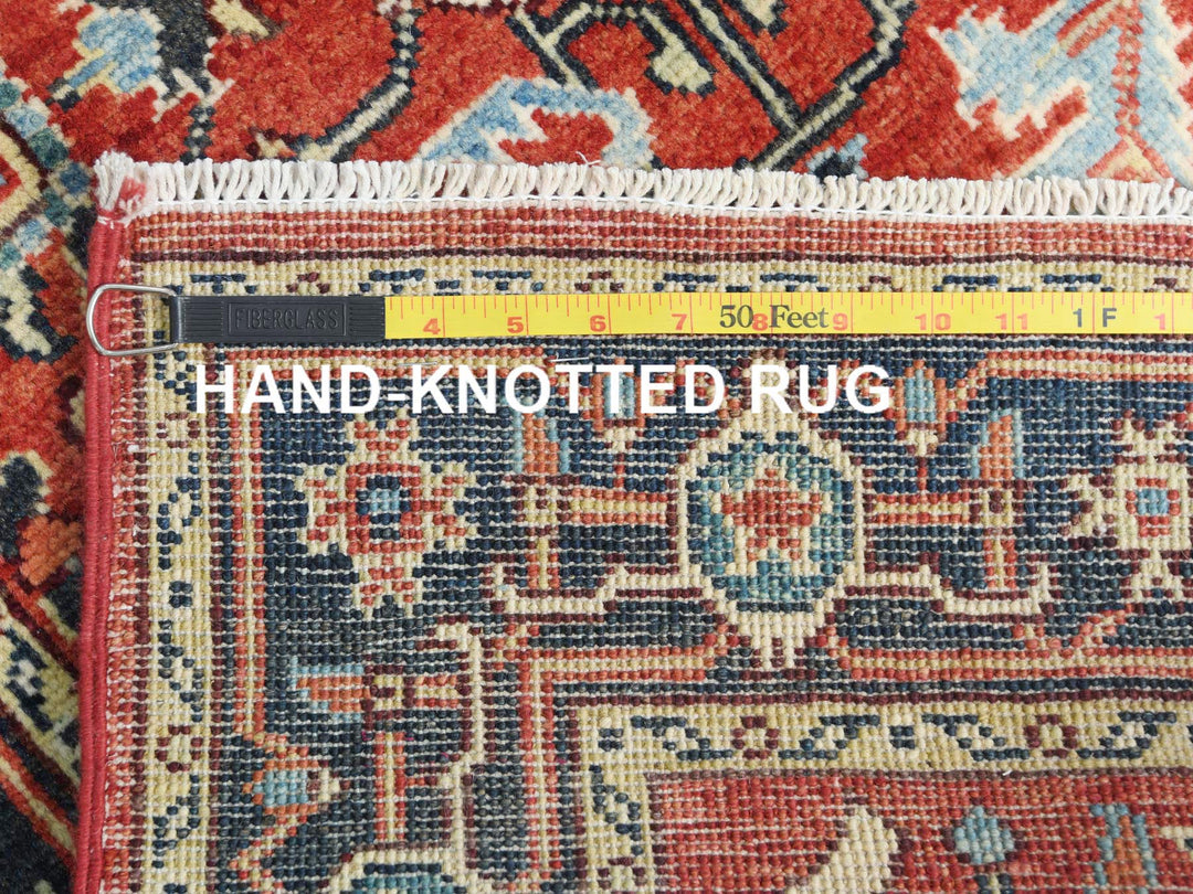 3'0" x 4'10" New Hand Knotted Red Wool Rectangle Oriental Rug - MOA10282917