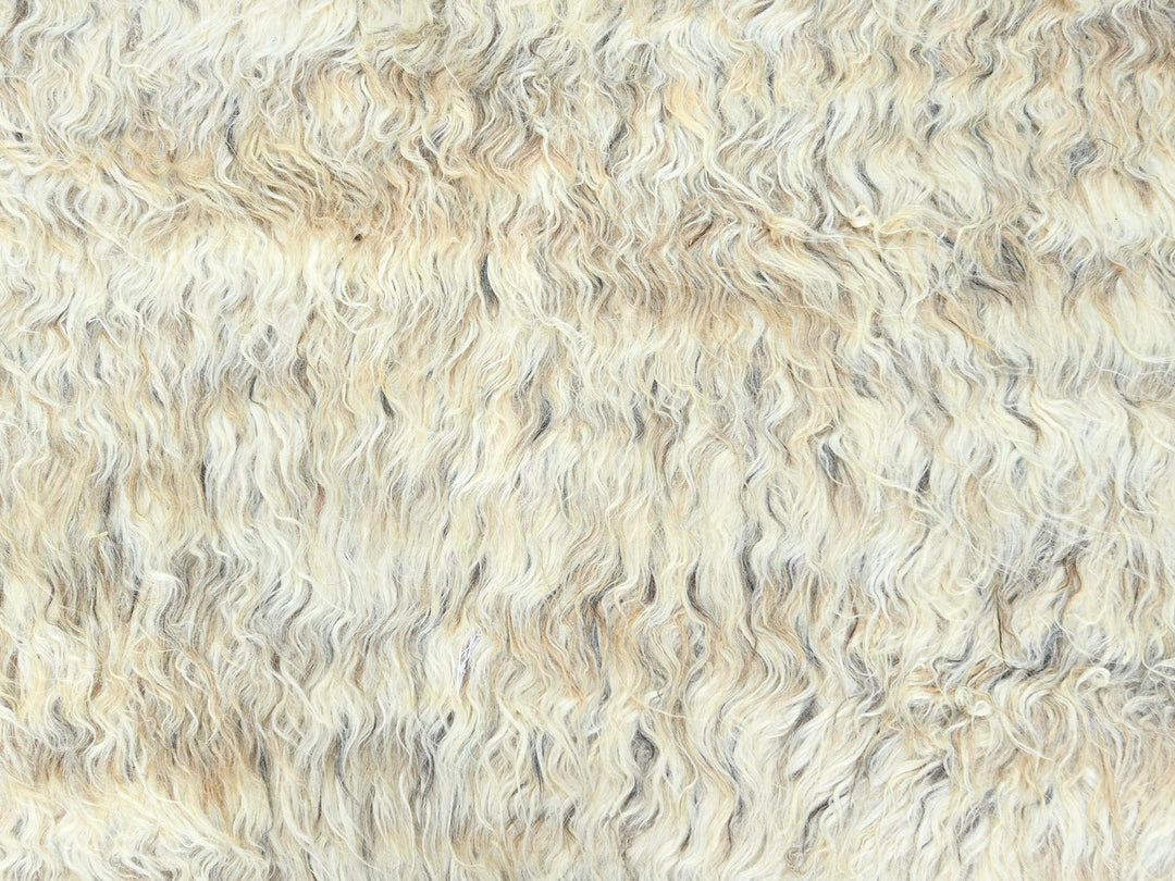10'1" x 10'0" New Hand Knotted Ivory Wool Round Oriental Rug - MOA10282986