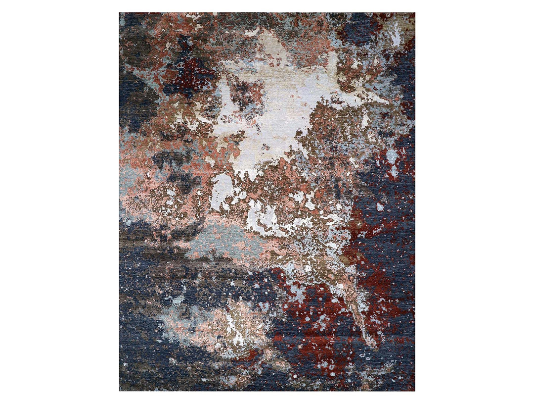 12'0" x 15'0" New Hand Knotted Brown Wool Rectangle Oriental Rug - MOA10283088