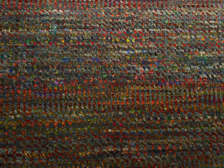 9'1" x 12'2" New Hand Knotted Green Wool Rectangle Oriental Rug - MOA10283239