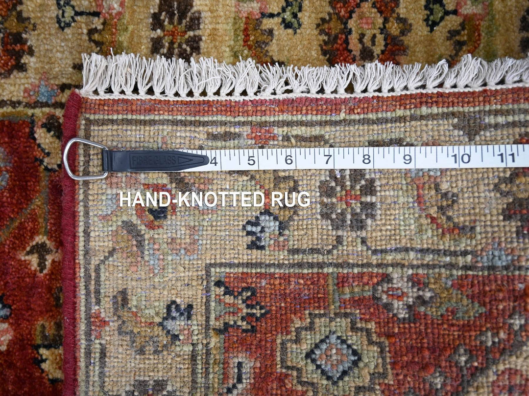 2'0" x 3'0" New Hand Knotted Red Wool Rectangle Oriental Rug - MOA10284306