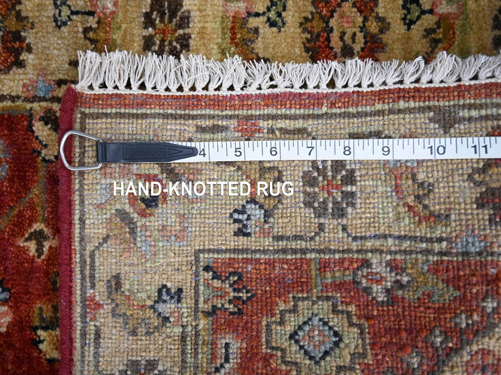 2'0" x 3'0" New Hand Knotted Red Wool Rectangle Oriental Rug - MOA10284306