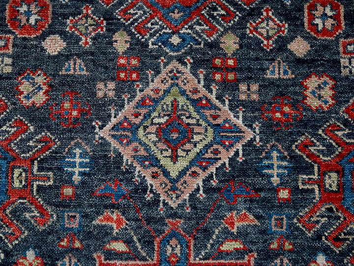 12'0" x 18'0" New Hand Knotted Black Wool Rectangle Oriental Rug - MOA10284377
