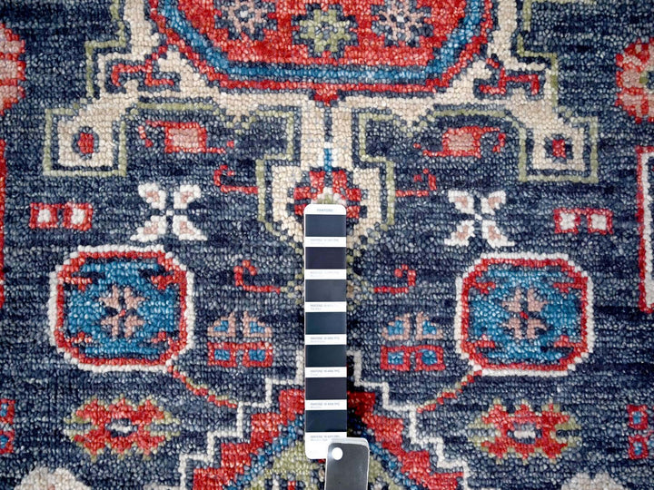 12'0" x 14'10" New Hand Knotted Black Wool Rectangle Oriental Rug - MOA10284387