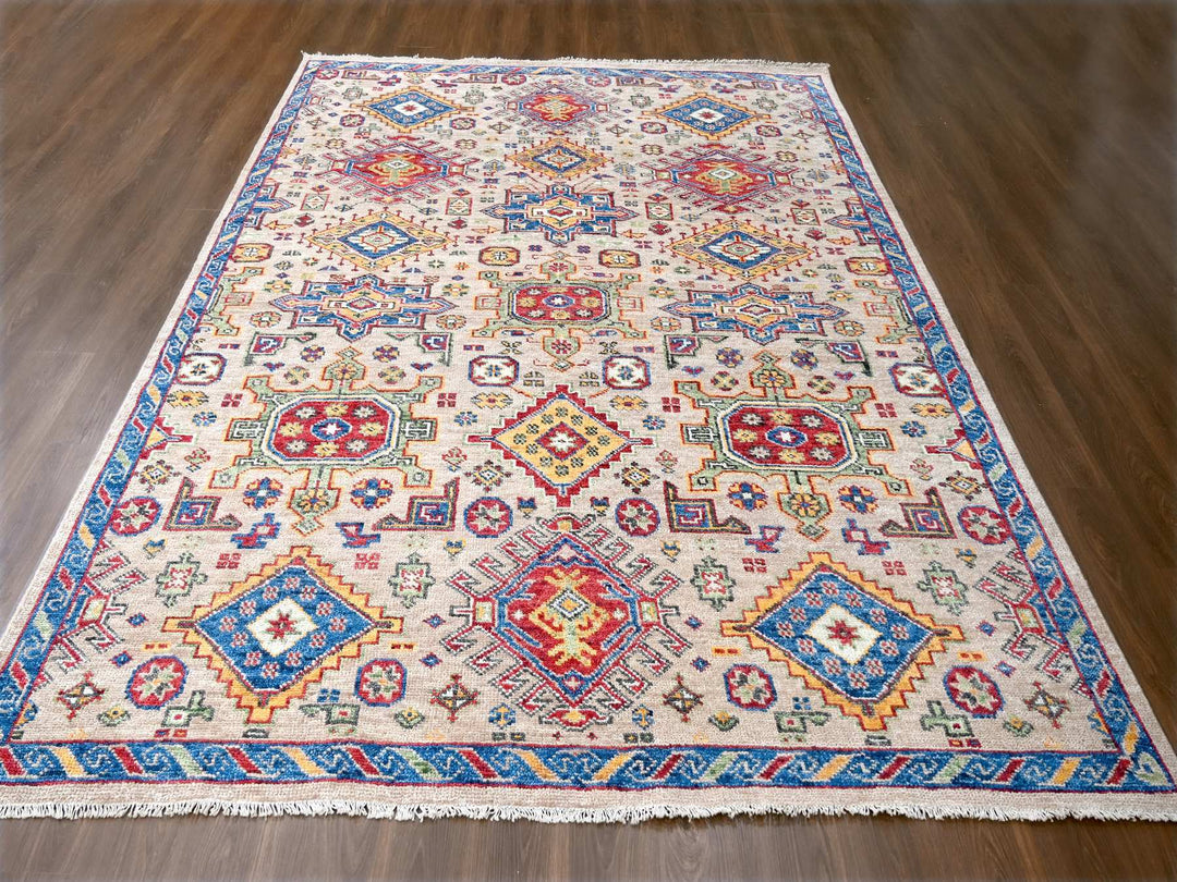 9'0" x 11'10" New Hand Knotted Brown Wool Rectangle Oriental Rug - MOA10284388