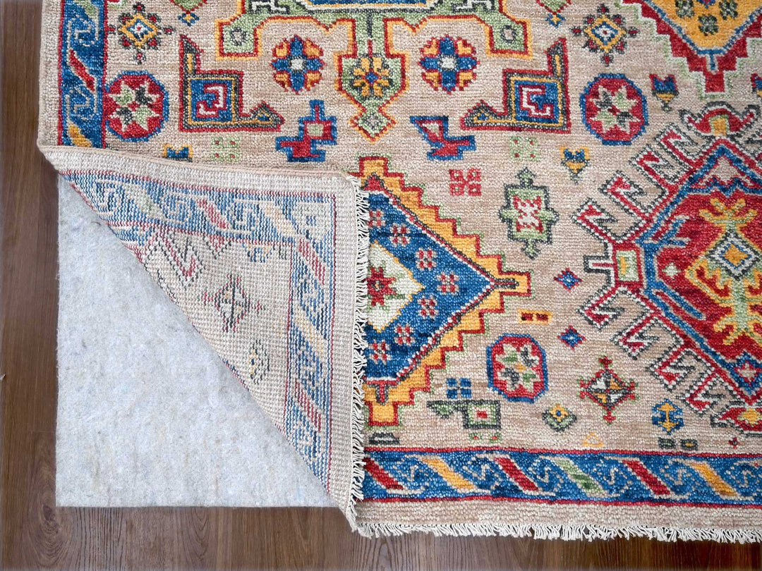 9'0" x 11'10" New Hand Knotted Brown Wool Rectangle Oriental Rug - MOA10284388