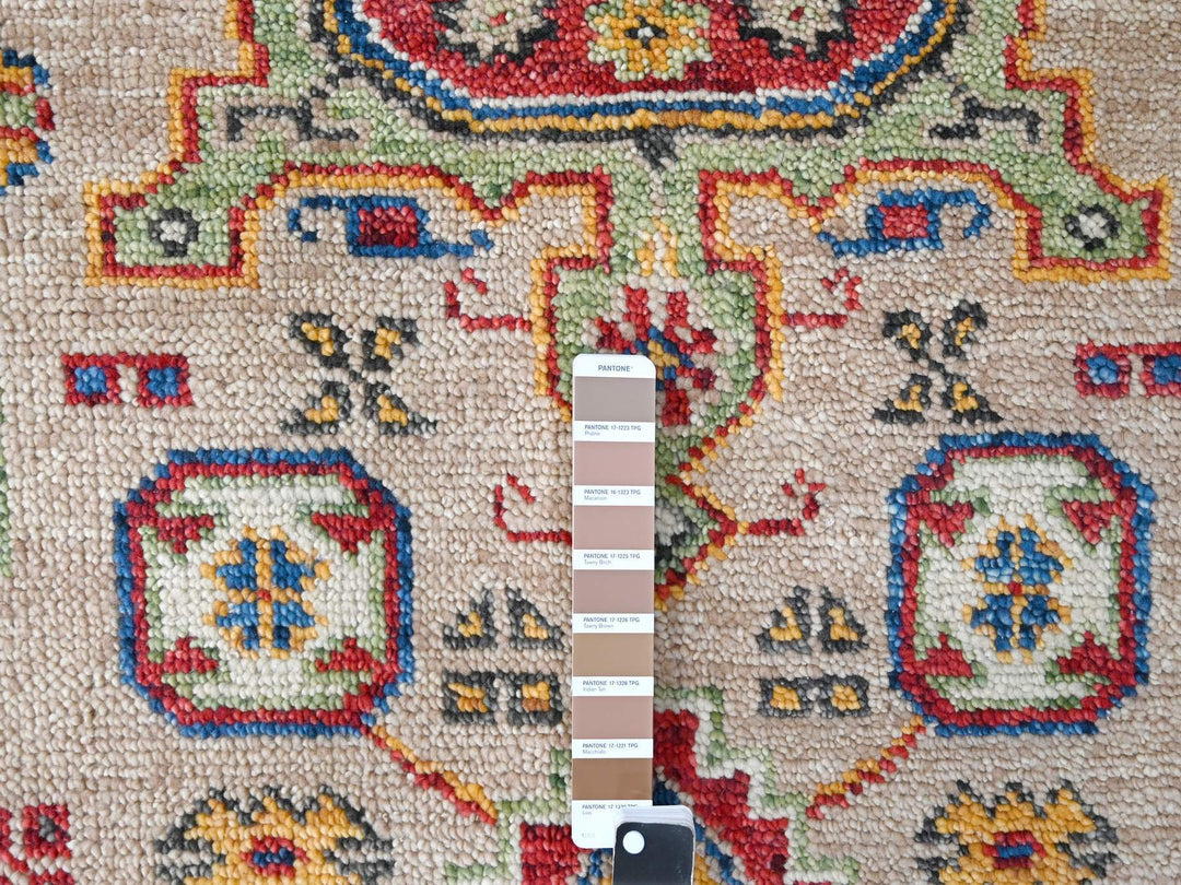 9'0" x 11'10" New Hand Knotted Brown Wool Rectangle Oriental Rug - MOA10284388