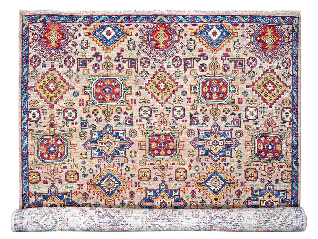 12'0" x 17'9" New Hand Knotted Brown Wool Rectangle Oriental Rug - MOA10284389