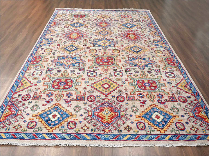 9'10" x 13'10" New Hand Knotted Brown Wool Rectangle Oriental Rug - MOA10284399