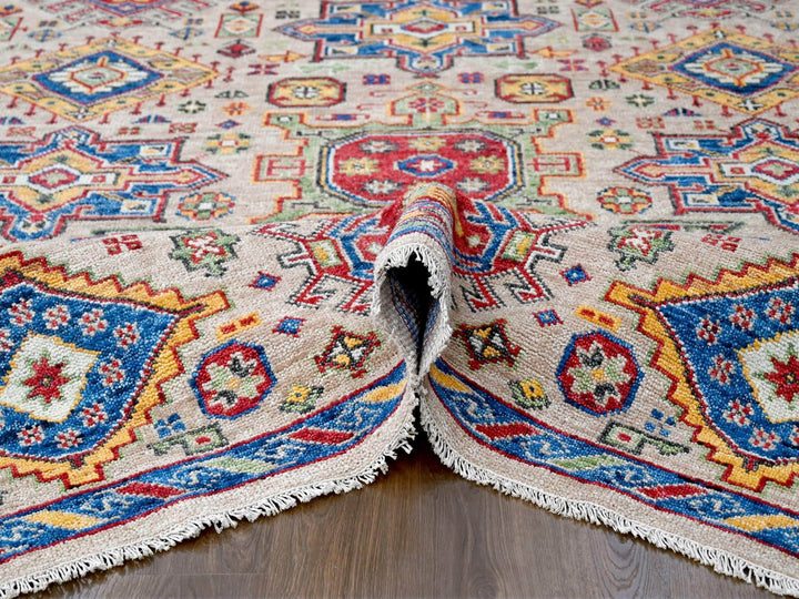 9'10" x 13'10" New Hand Knotted Brown Wool Rectangle Oriental Rug - MOA10284399