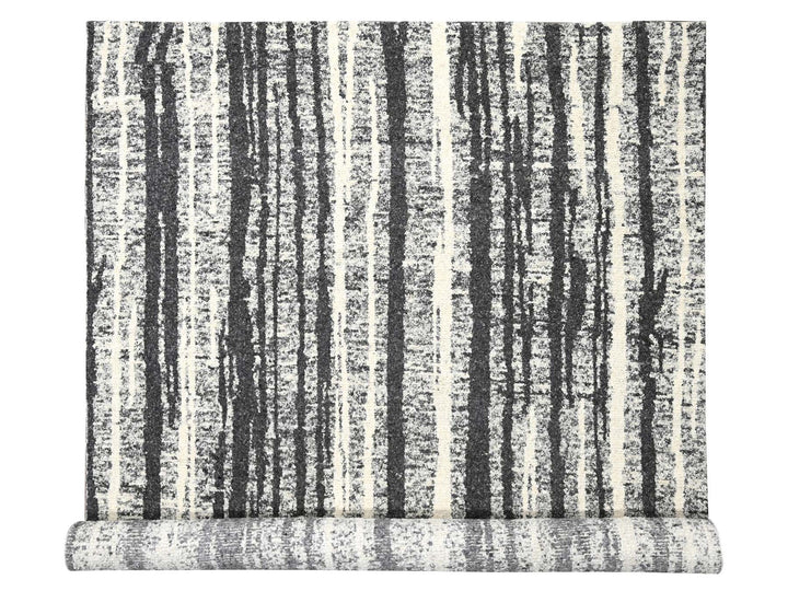 10'0" x 13'8" New Hand Knotted Black Wool Rectangle Oriental Rug - MOA10284445