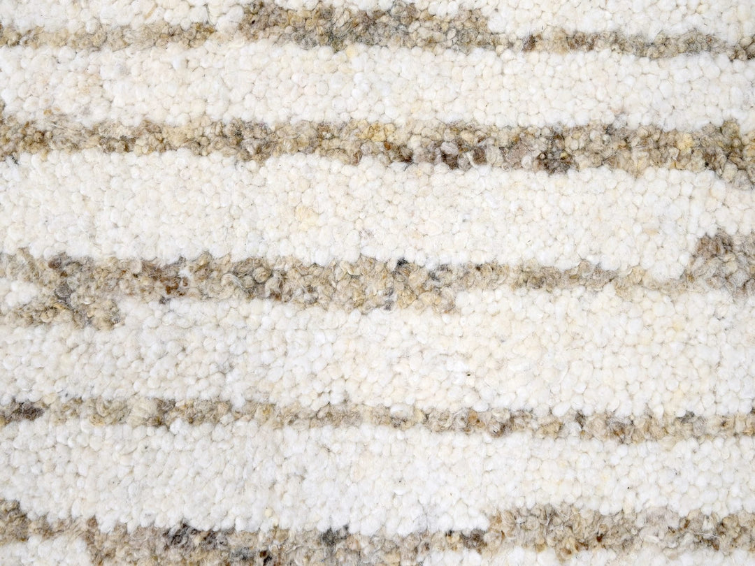 12'0" x 14'10" New Hand Knotted Brown Wool Rectangle Oriental Rug - MOA10284450