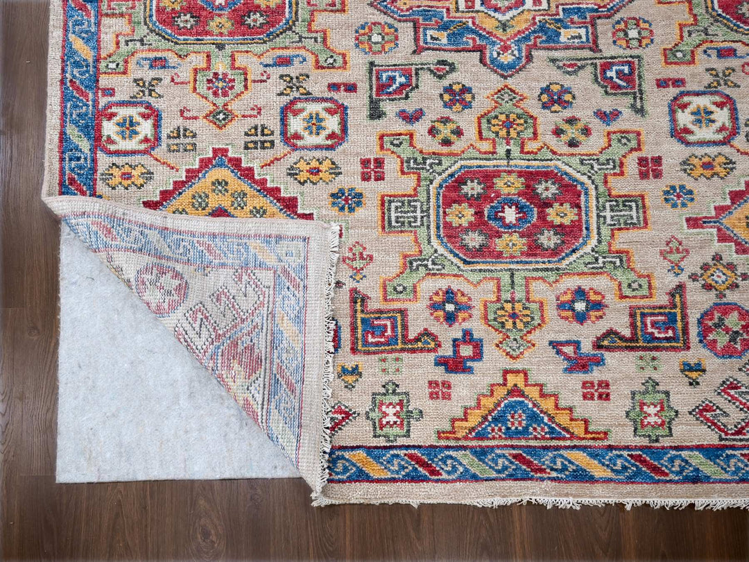 11'9" x 14'10" New Hand Knotted Brown Wool Rectangle Oriental Rug - MOA10284493