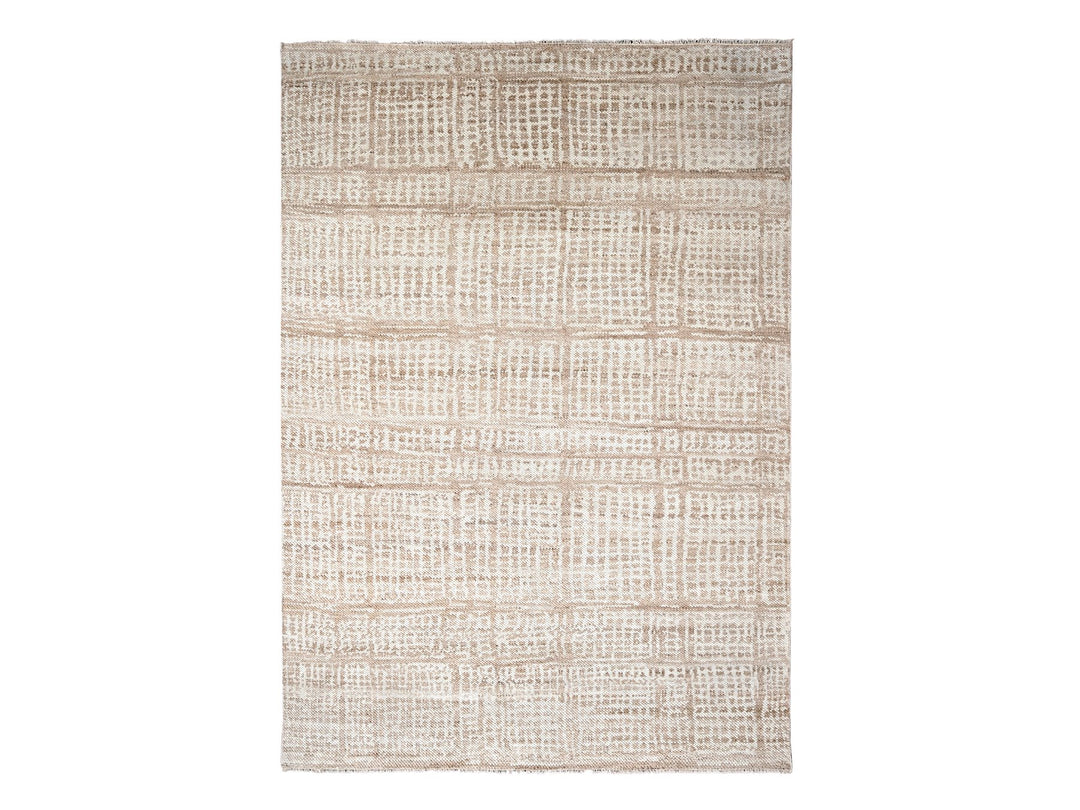 8'11" x 11'11" New Hand Knotted Brown Wool Rectangle Oriental Rug - MOA10284535