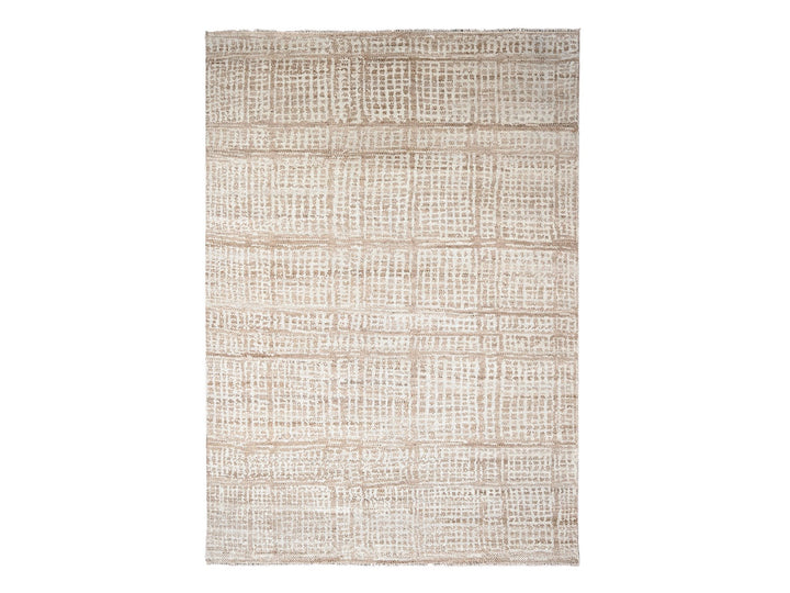 8'11" x 11'11" New Hand Knotted Brown Wool Rectangle Oriental Rug - MOA10284535