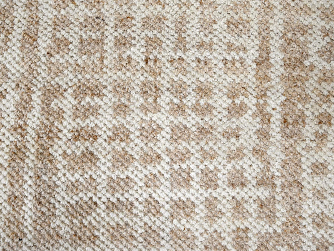 8'11" x 11'11" New Hand Knotted Brown Wool Rectangle Oriental Rug - MOA10284535