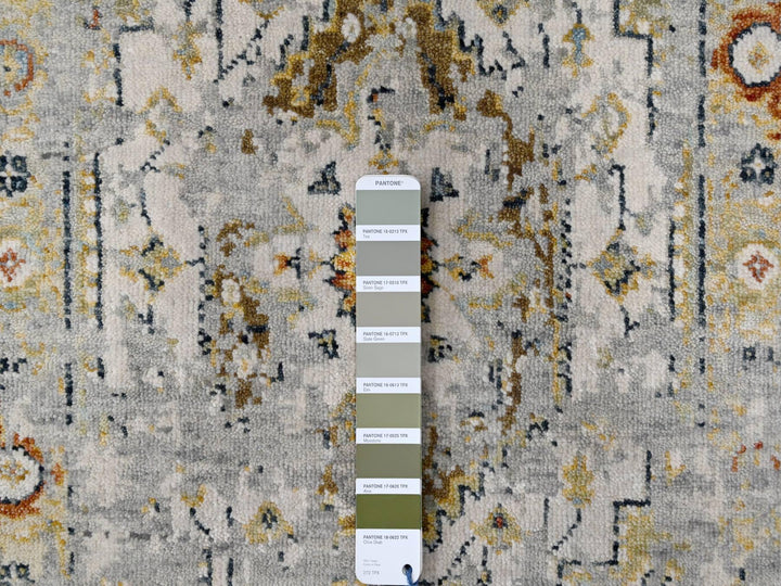 2'0" x 3'0" New Hand Knotted Ivory Wool Rectangle Oriental Rug - MOA10284630
