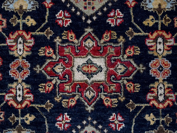3'2" x 5'0" New Hand Knotted Black Wool Rectangle Oriental Rug - MOA10284662