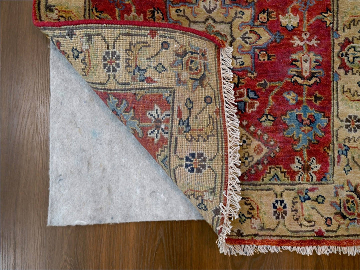 2'7" x 12'0" New Hand Knotted Red Wool Runner Oriental Rug - MOA10284684